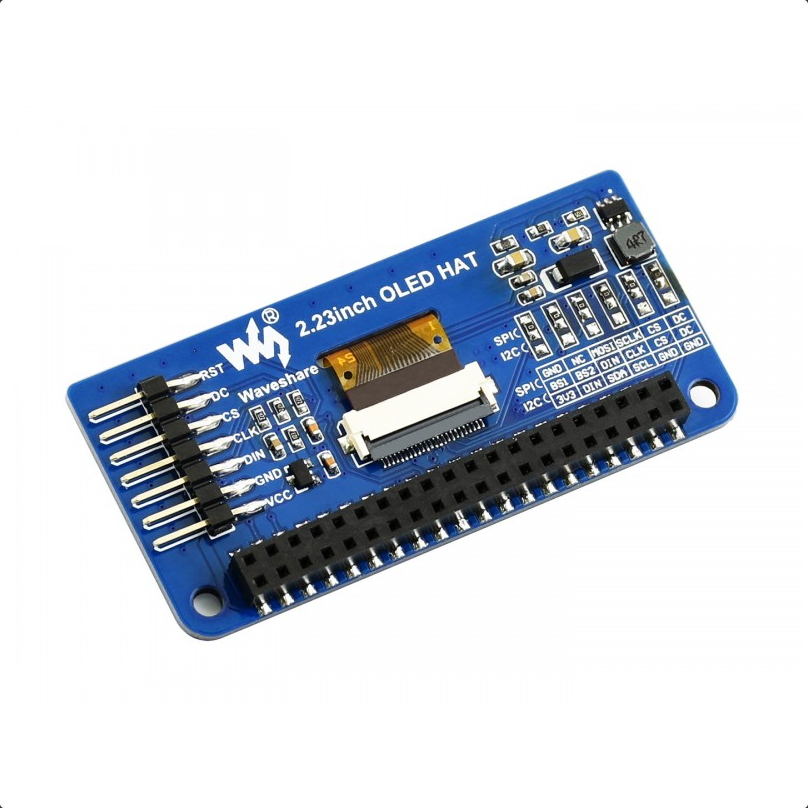 Raspberry Pi 2.23 inča OLED displej HAT 128×32