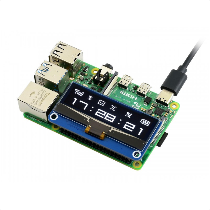 Raspberry Pi 2.23 inča OLED displej HAT 128×32