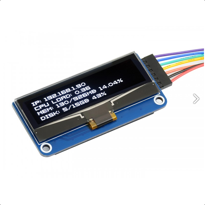 Raspberry Pi 2.23 inča OLED displej HAT 128×32