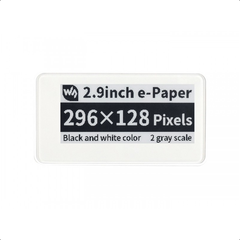 Displej e-ink, 2.9 inča, NFC napajanje