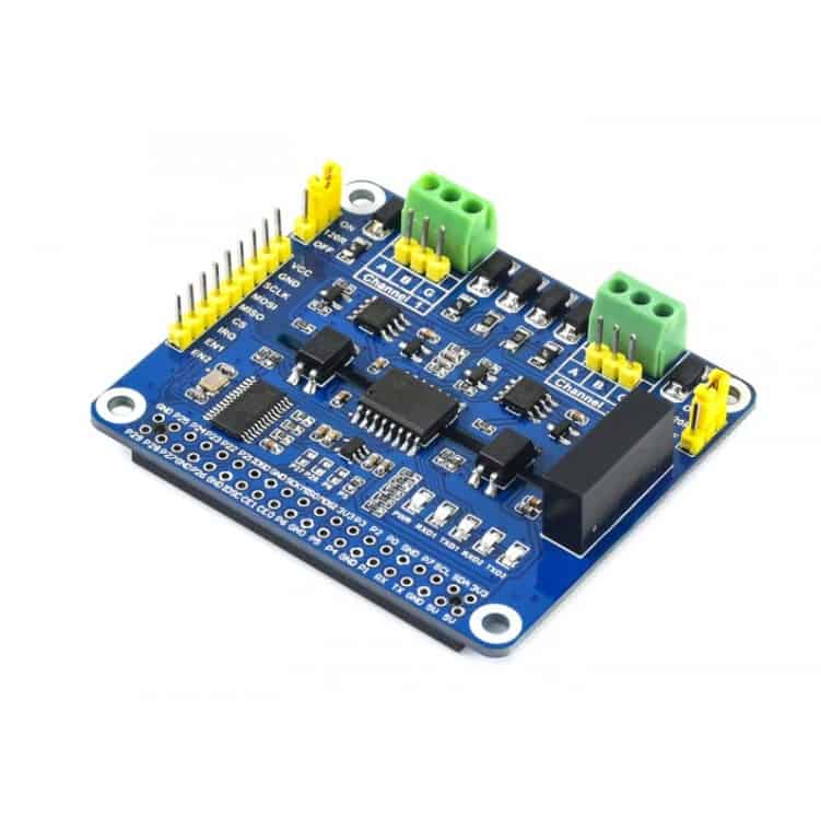 2-CH RS485 HAT IC Raspberry Pi