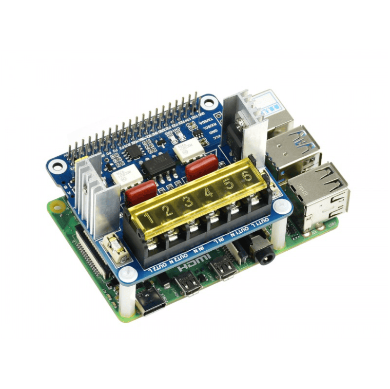 Triac HAT (triak), 2 kanala