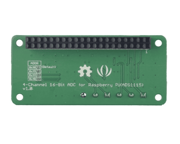 4-Channel 16-Bit ADC for Raspberry Pi (ADS1115)
