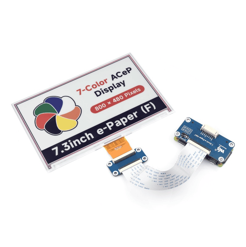 7.3inch e-Paper HAT (F)