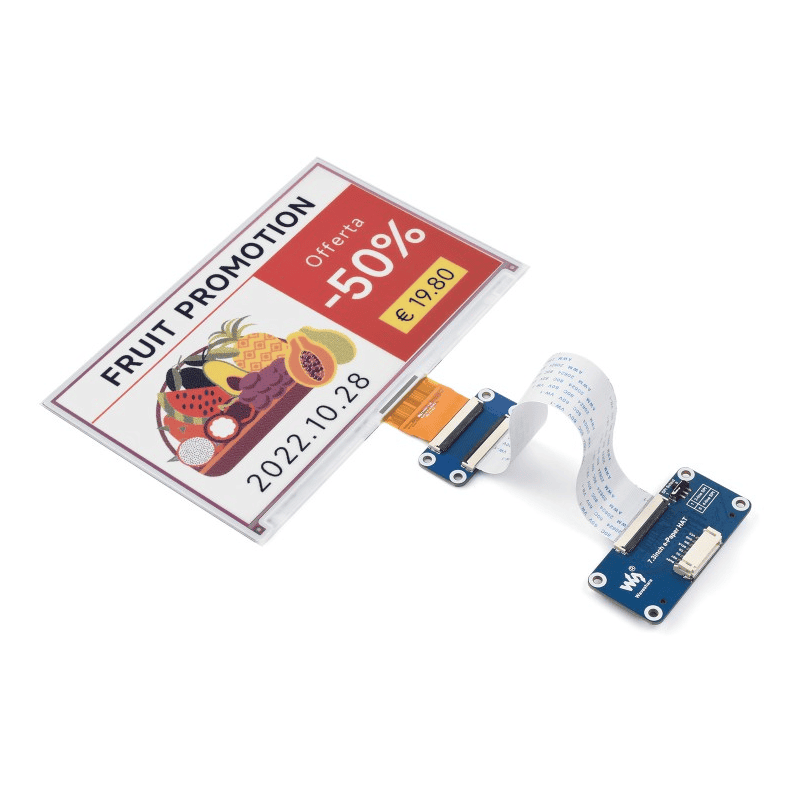 7.3inch e-Paper HAT (F)