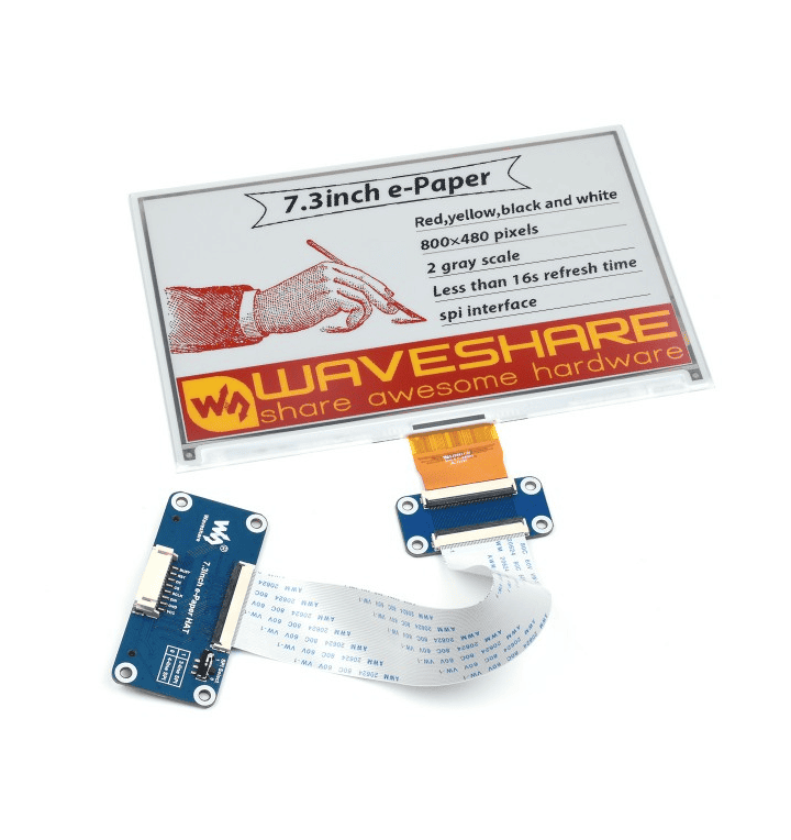 7.3inch e-Paper HAT (G)