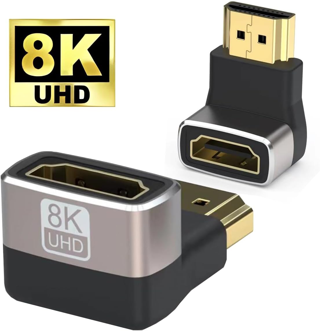 8K HA-K908 HDMI adapter ugaoni 90°