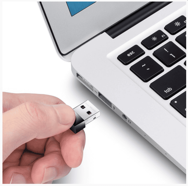 Cudy WU650 AC650 Wi-Fi Dual Band 2.4+5Ghz USB MINI Adapter, 2dBi longe range