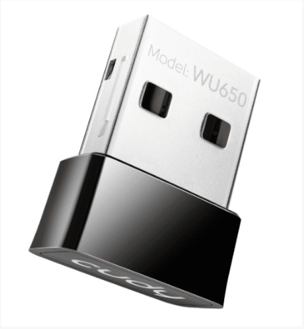 Cudy WU650 AC650 Wi-Fi Dual Band 2.4+5Ghz USB MINI Adapter, 2dBi longe range