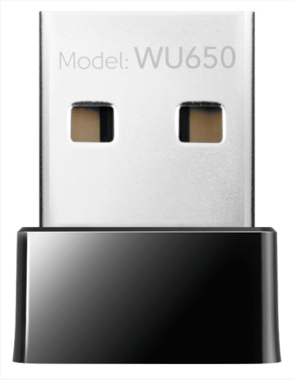 Cudy WU650 AC650 Wi-Fi Dual Band 2.4+5Ghz USB MINI Adapter, 2dBi longe range