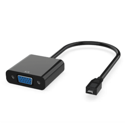 Adapter-konvertor Micro HDMI na VGA (m/ž)