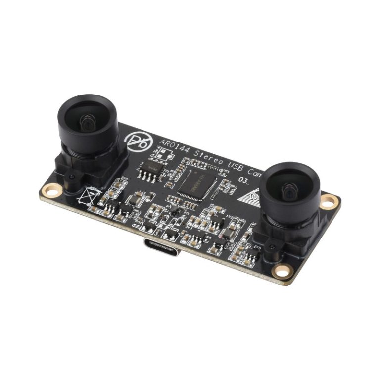 AR0144 2MP Stereo USB kamera, AR0144 Senzor, 52mm baza, distortion-free lenses