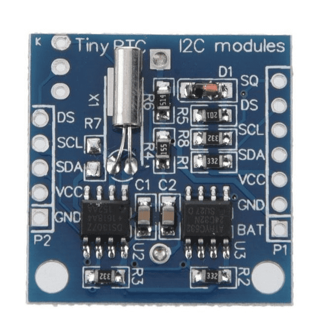 Arduino DS1307 RTC + 24C32 32K EEPROM (sa baterijom)