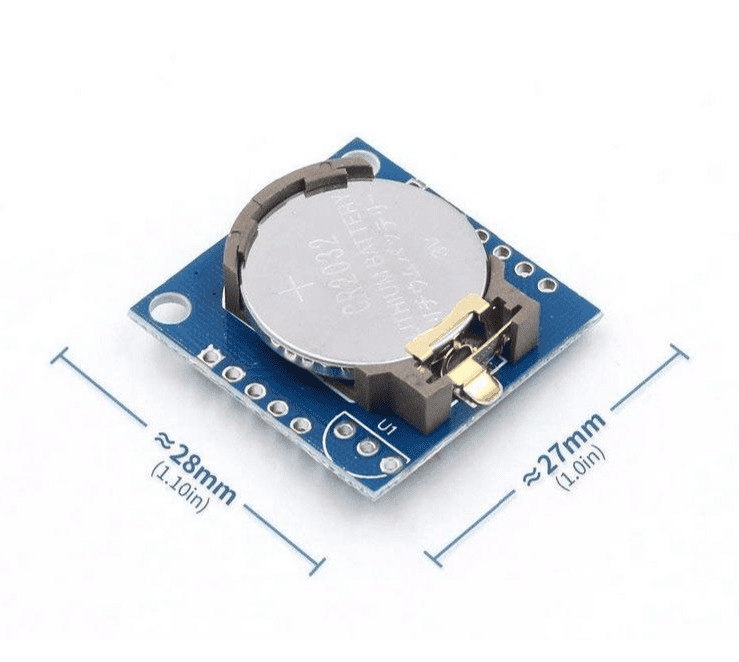 Arduino DS1307 RTC + 24C32 32K EEPROM (sa baterijom)