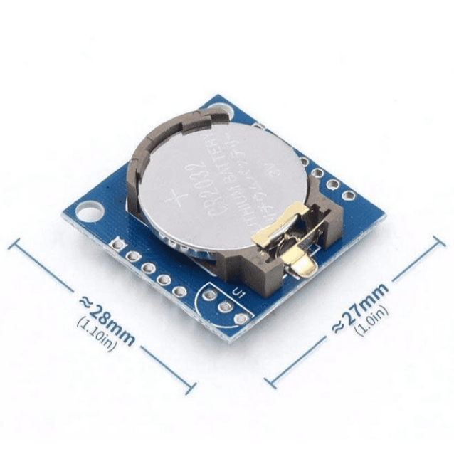 Arduino DS1307 RTC + 24C32 32K EEPROM (sa baterijom)