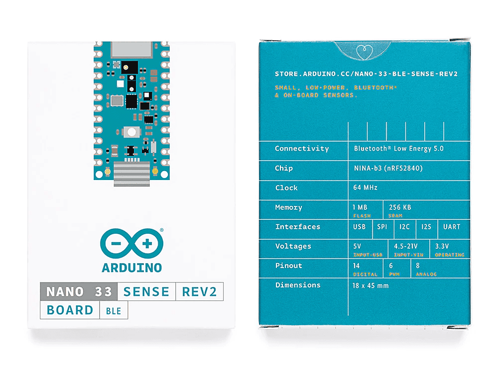 Arduino Nano 33 BLE Sense Rev2