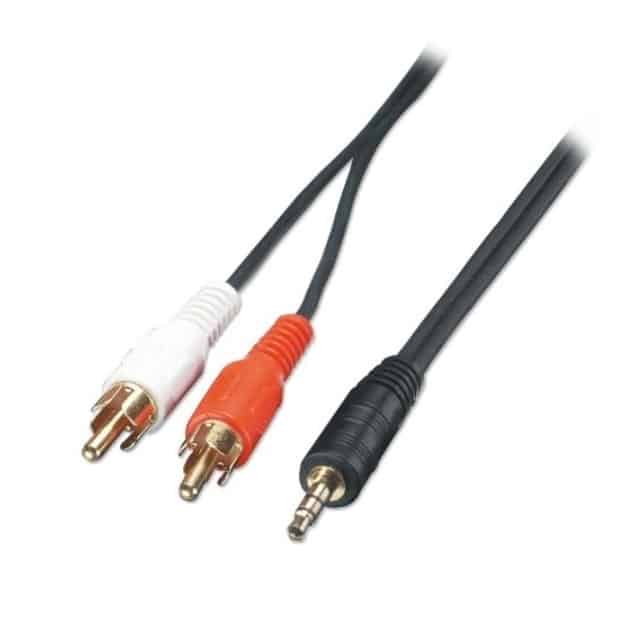 Audio kabl (3.5mm stereo jack na 2 RCA jack) 1,5m ****