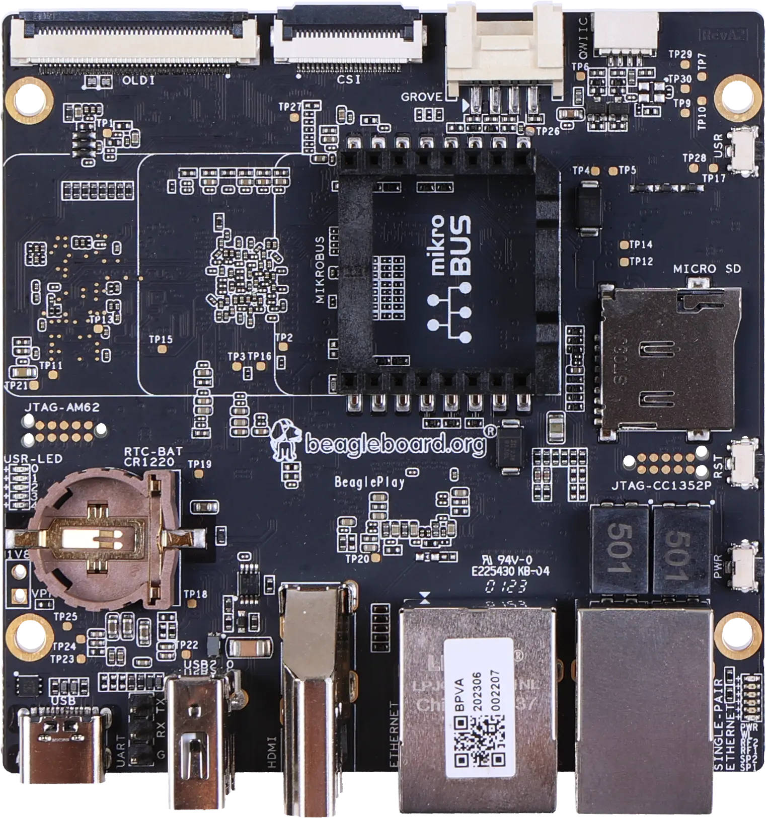 BEAGLEPLAY BOARD, ARM CORTEX-A53/M4