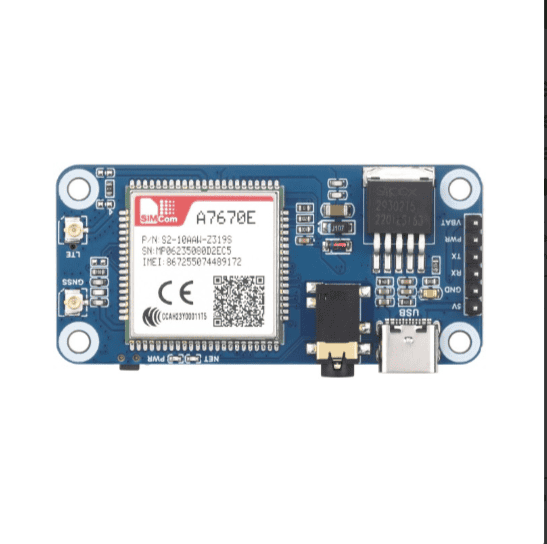 A7670E Cat-1/GNSS HAT --