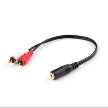 Audio kabl 3.5 mm stereo Ž na 2RCA M 0.15m