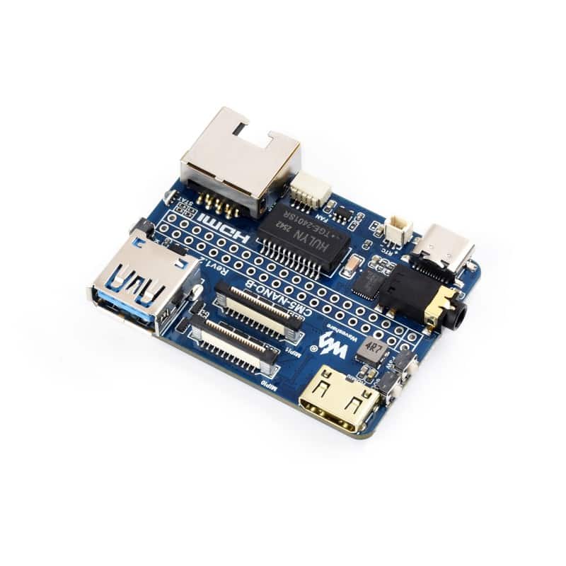CM5-NANO-B mini ploča za CM 5, HDMI, USB 3.2, GB Eth port, dual MIPI interfaces
