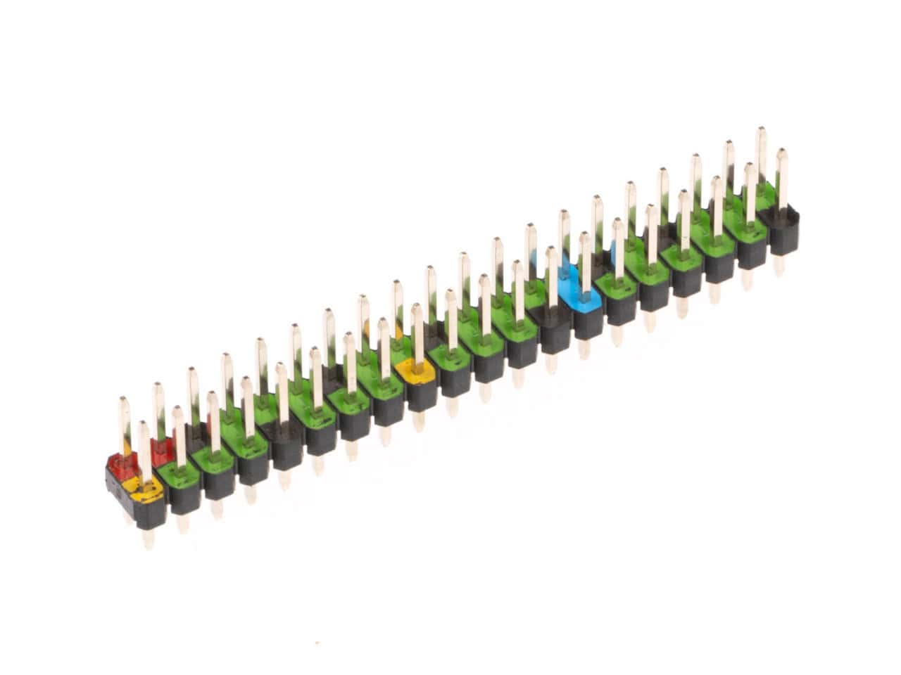 COLOUR-CODED GPIO HEADER FOR PI