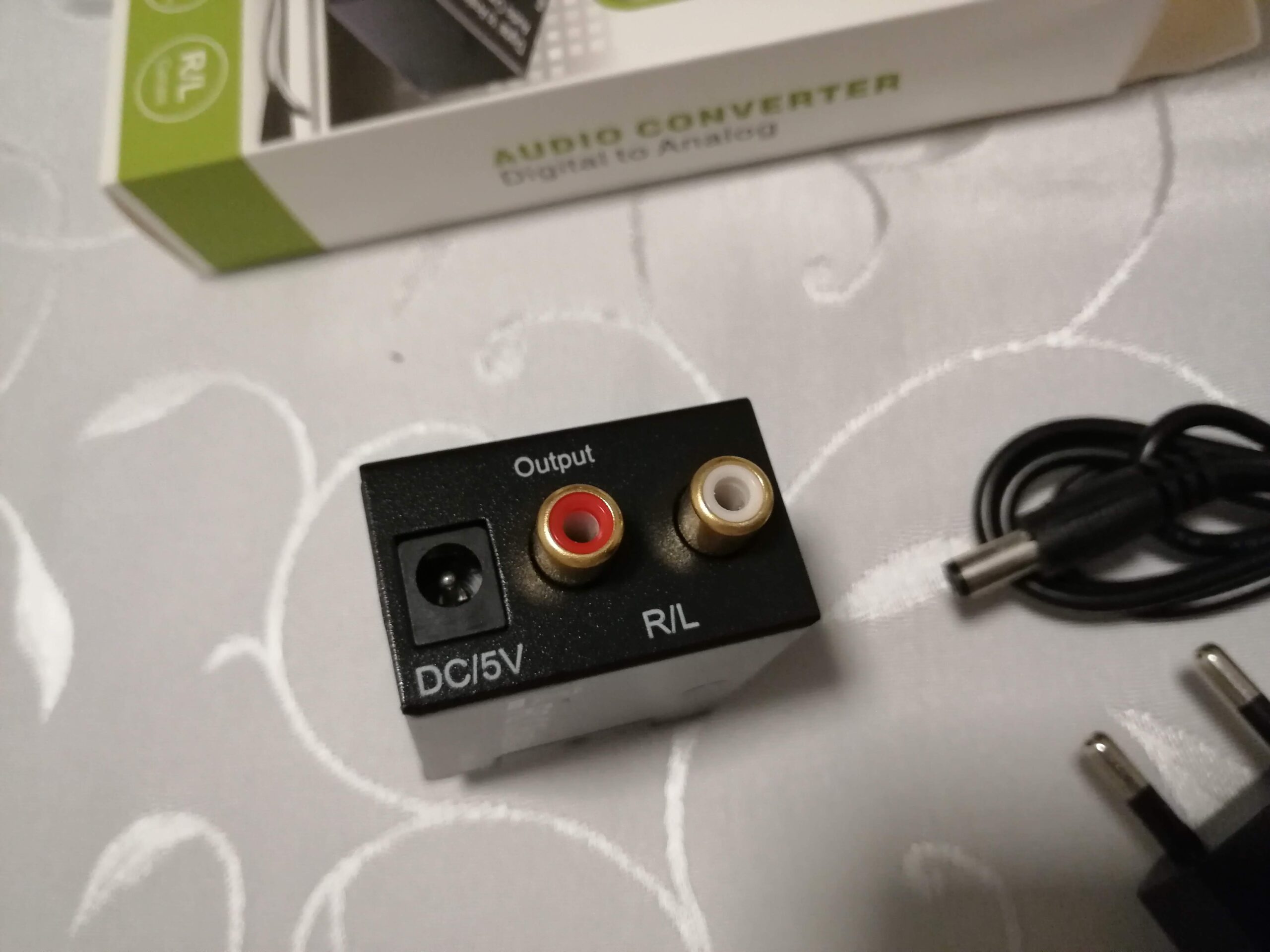 Digitalno analogni audio konverter, DAC (sa toslink ili coaxial kablom)