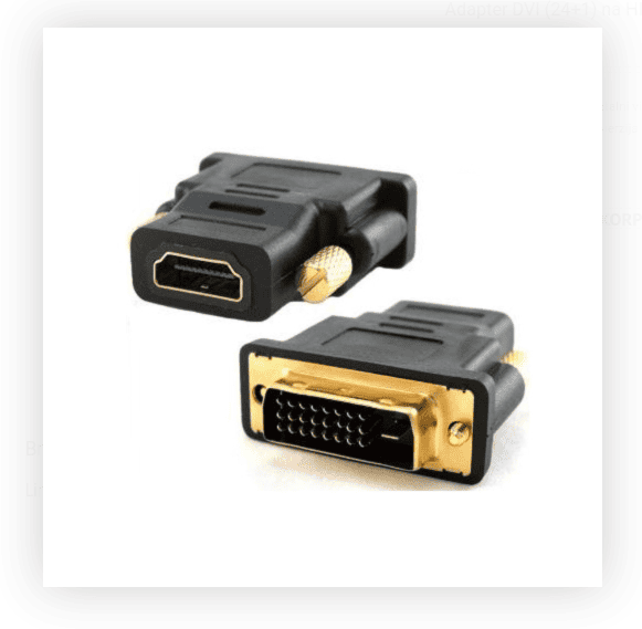 Adapter DVI (24+1) na HDMI (m/ž) crni