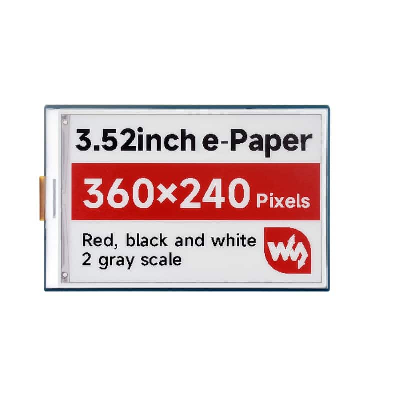 3.52inch e-Paper HAT (B)