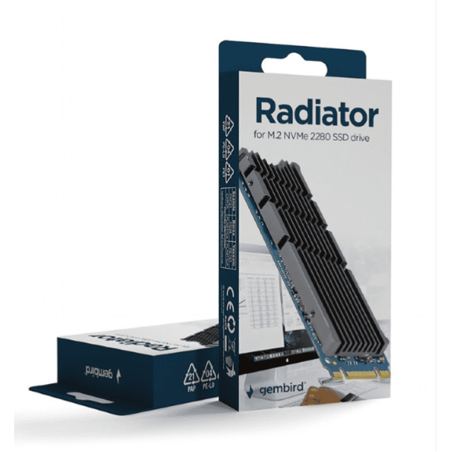 EE2280-R-01 Aluminum hladnjak za M.2 NVMe (NGFF) 2280 SSD drive