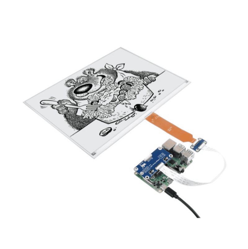 Ekran 13.3 inča, E-ink, 960×680, za Raspberry Pi, HAT (K), SPI konekcija