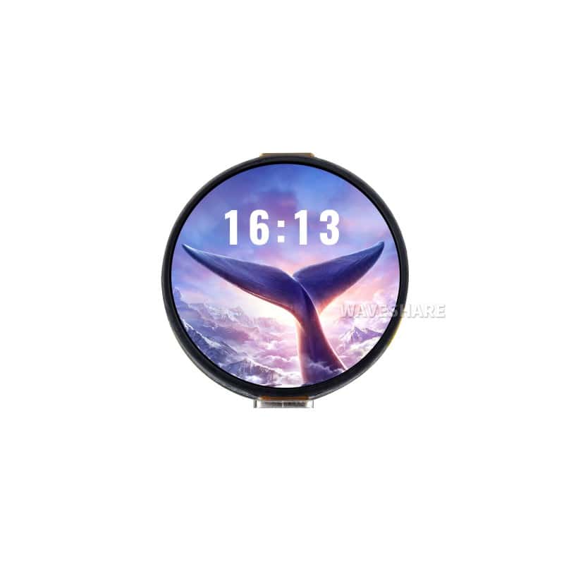 ESP32-S3 1.32 inča AMOLED Touch, 466 x 466, QSPI, Wi-Fi, Bluetooth 5