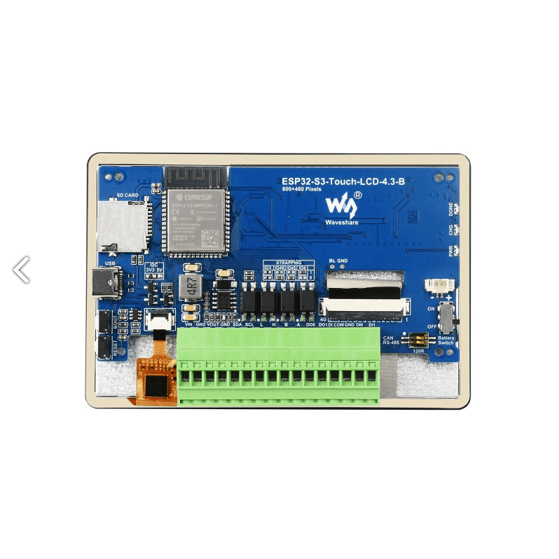 ESP32-S3-Touch-LCD-4.3B --