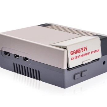 GAME5PI RPi5 Case with M.2 NVME PCIe board and cooler