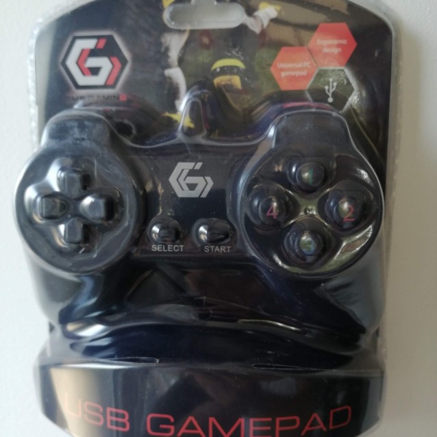 JPD-UB-01 Gembird USB 2.0 kom digital gamepad black