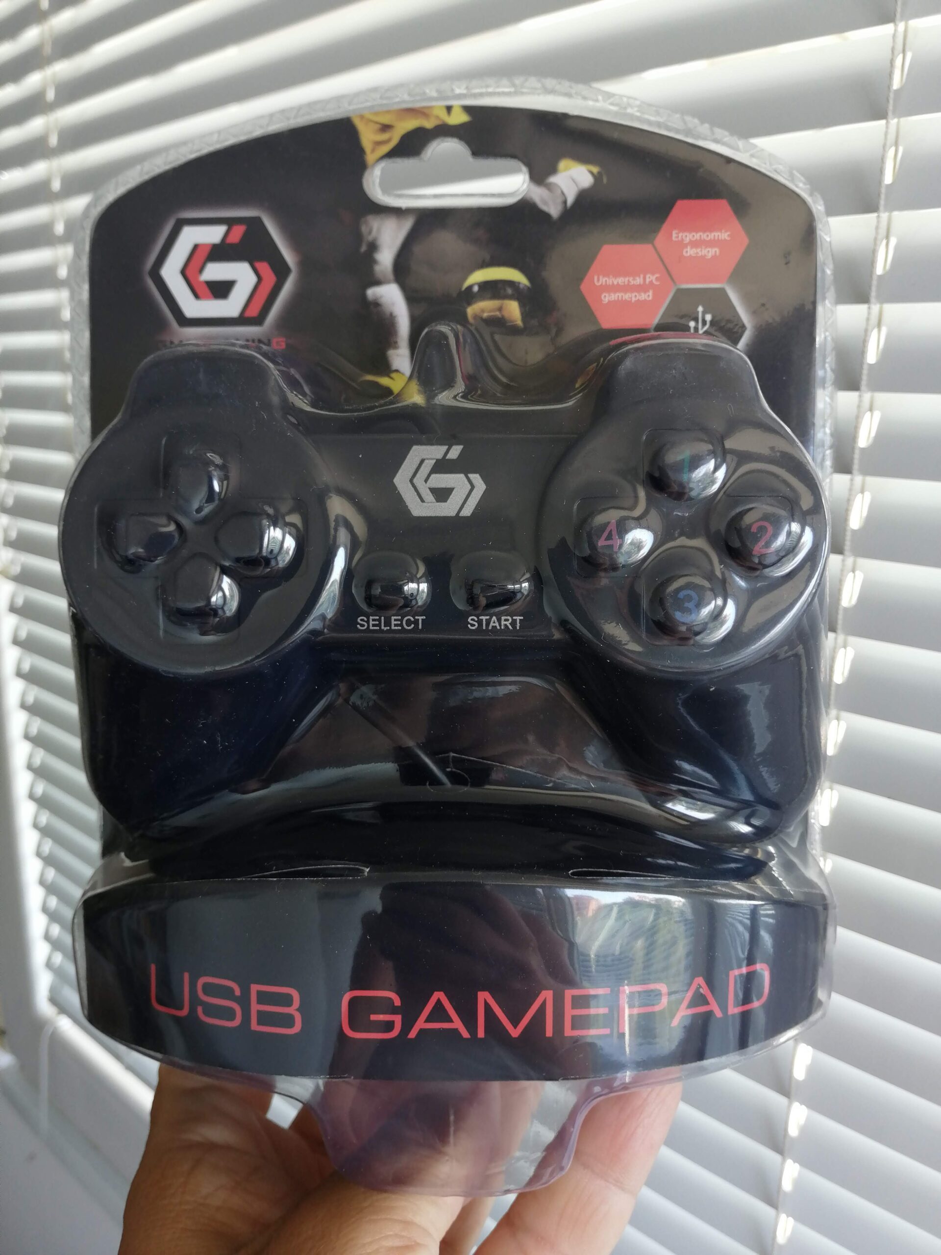 JPD-UB-01 Gembird USB 2.0 kom digital gamepad black