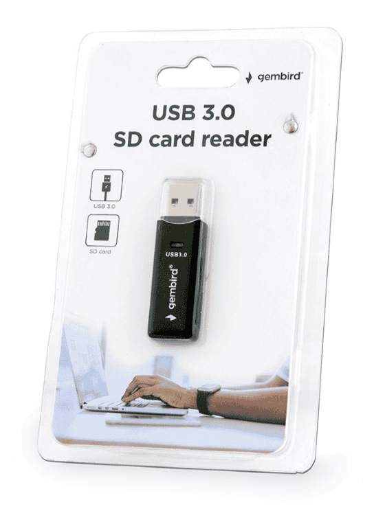Gembird Čitač kartica Compact USB 3.0 SD card reader, blister