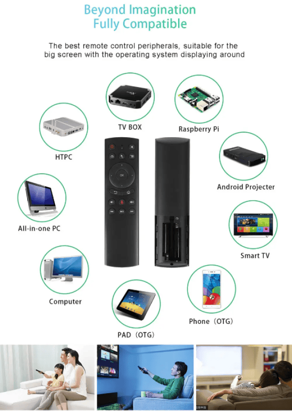 GMB-G20S AIR MOUSE 2.4g RF Voice Remote Control for Android TV Box