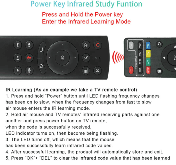 GMB-G20S AIR MOUSE 2.4g RF Voice Remote Control for Android TV Box