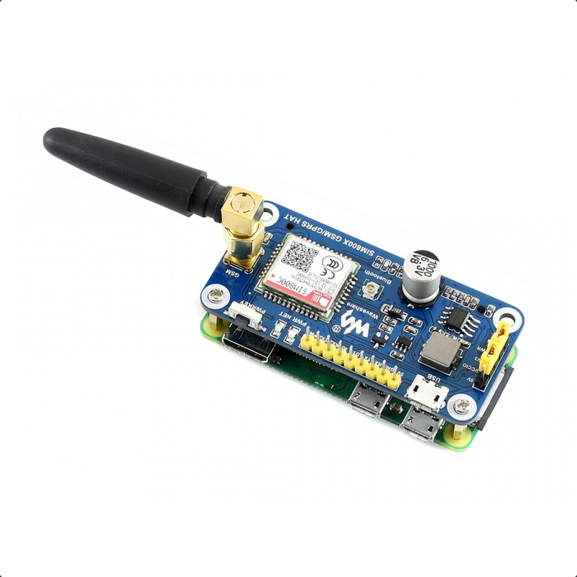 Raspberry Pi GSM/GPRS/Bluetooth HAT