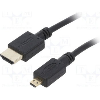HDMI male to micro D-male black CC-HDMID-15 kabl 4.5 m