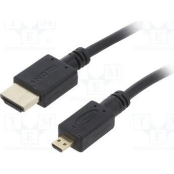 HDMI male to micro D-male black CC-HDMID-15 kabl 4.5 m