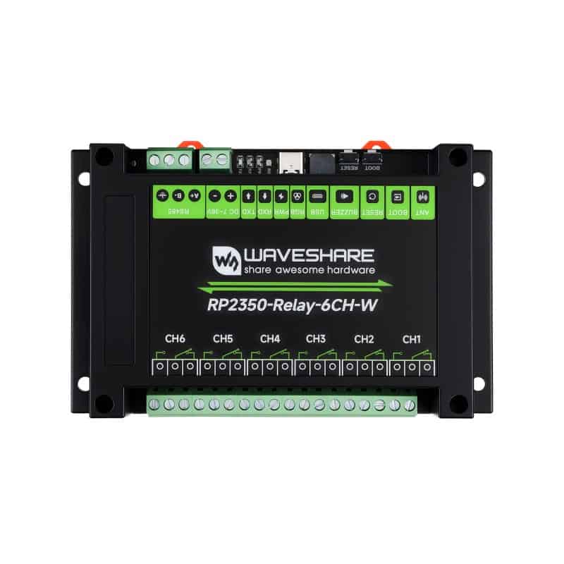 RP2350-Relay-6CH-W