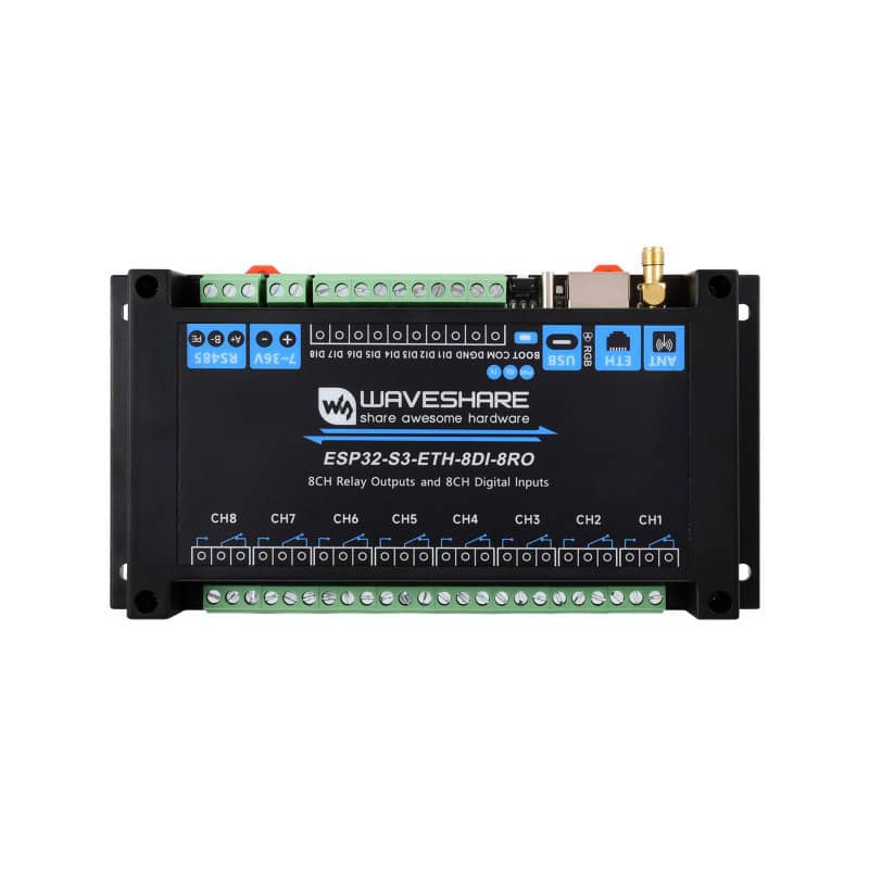 ESP32-S3-ETH-8DI-8RO