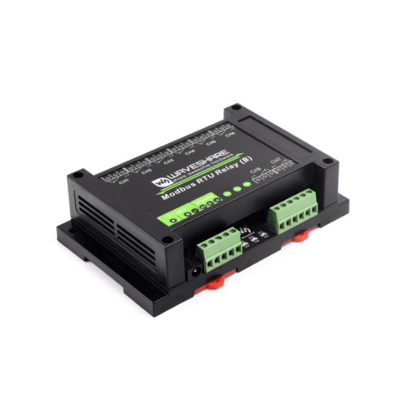 Industrijski Modbus RTU 8-ch rele Modul (B), RS485 Bus, izolovan, 7~36V
