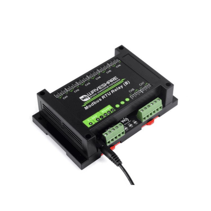 Industrijski Modbus RTU 8-ch rele Modul (B), RS485 Bus, izolovan, 7~36V