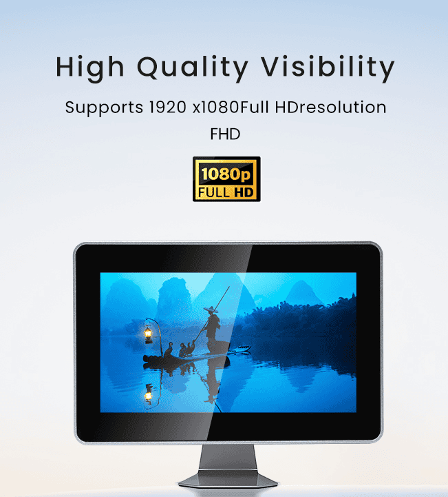 15.6-inch Industrial Touchscreen Monitor with audio