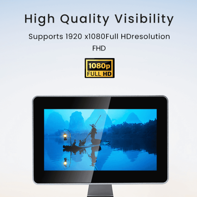 15.6-inch Industrial Touchscreen Monitor with audio