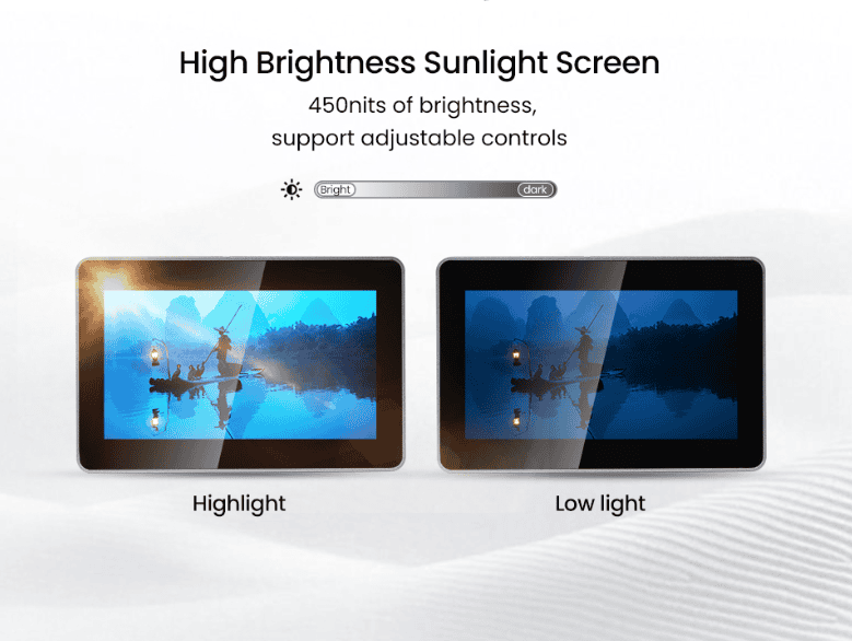15.6-inch Industrial Touchscreen Monitor with audio