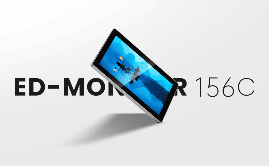 15.6-inch Industrial Touchscreen Monitor with audio